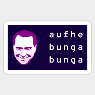 Classic Bunga Logo (White Lettering) Magnet